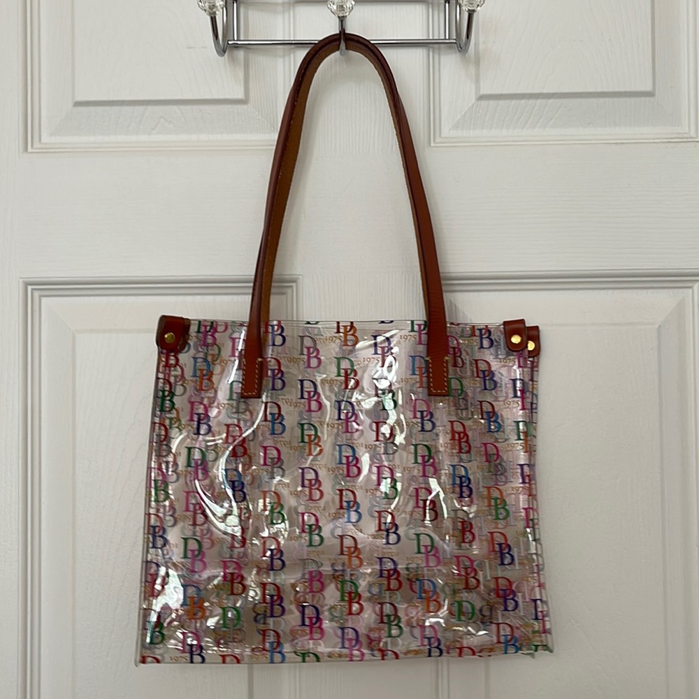 Dooney & Bourke clear tote bag